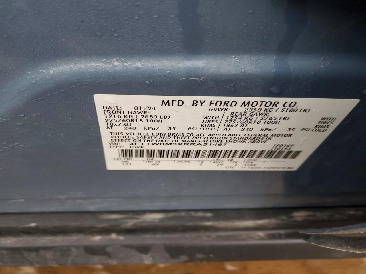 2024 FORD MAVERICK LARIAT photo 12