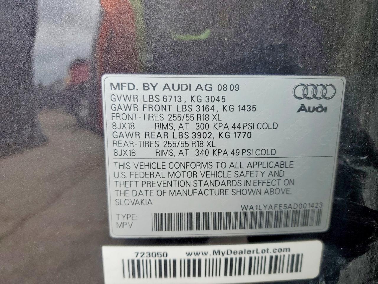 2010 AUDI Q7 PREMIUM PLUS photo 13