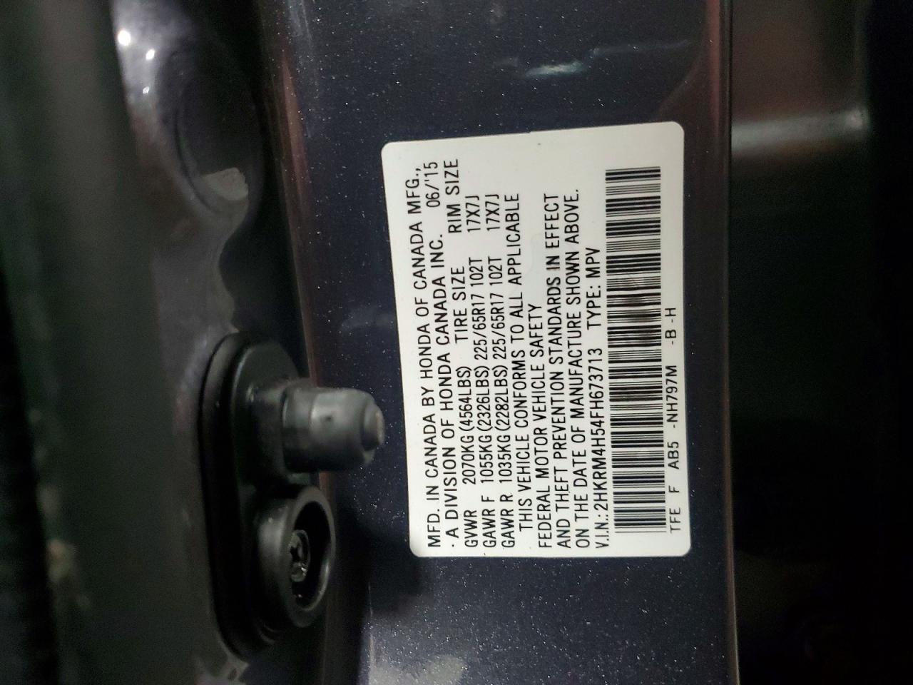 2015 HONDA CR-V EX photo 13