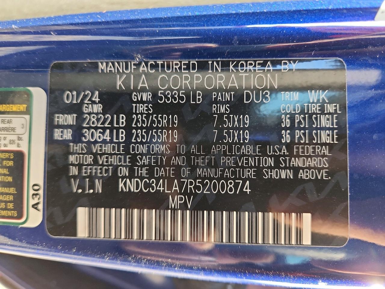2024 KIA EV6 WIND photo 12