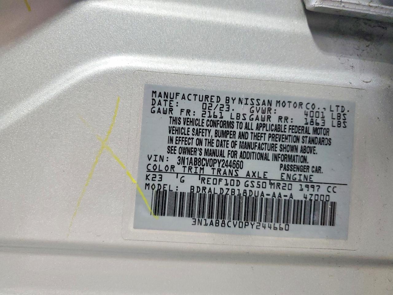 2023 NISSAN SENTRA SV photo 13