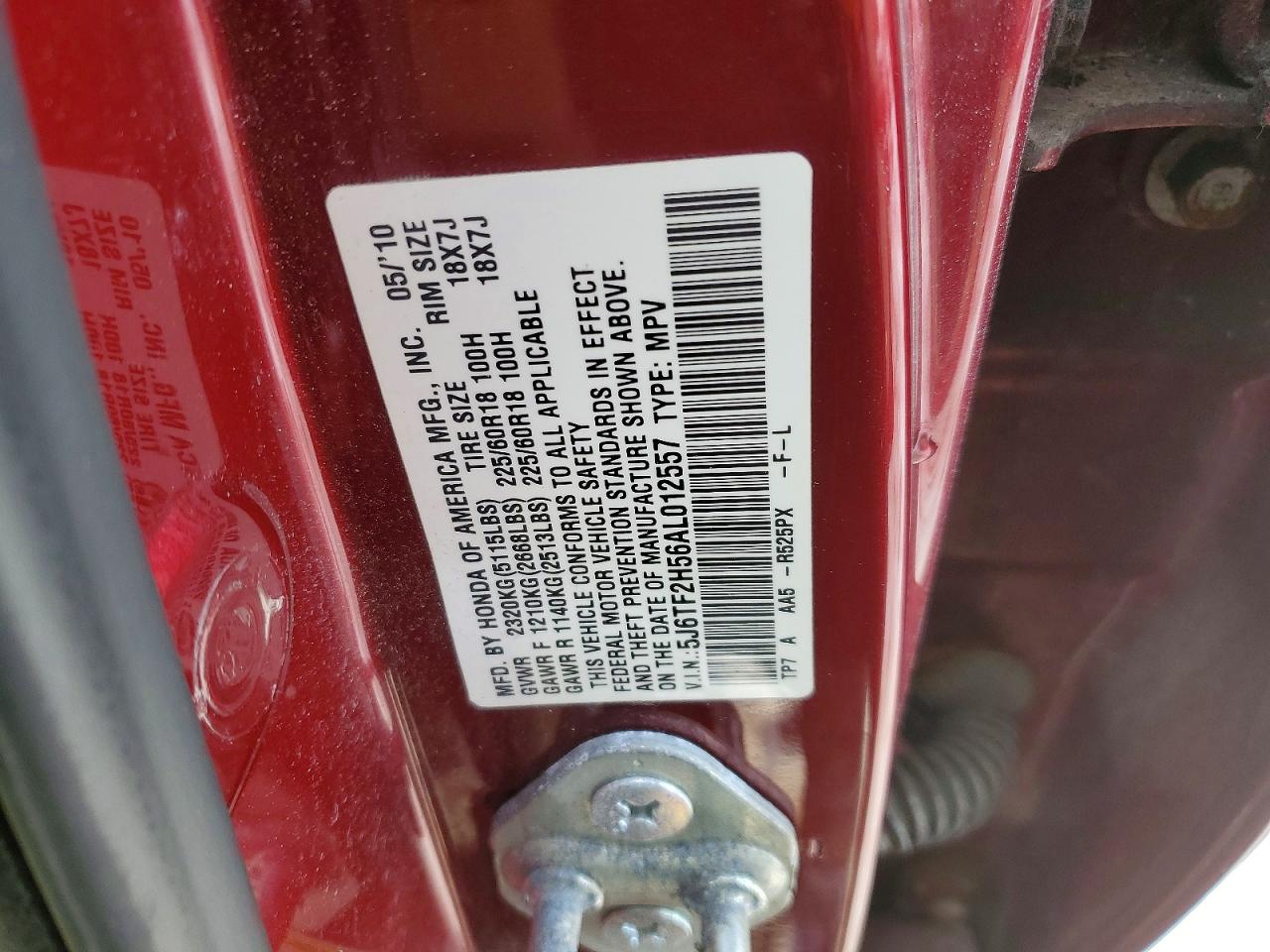 2010 HONDA ACCORD CROSSTOUR EXL photo 13