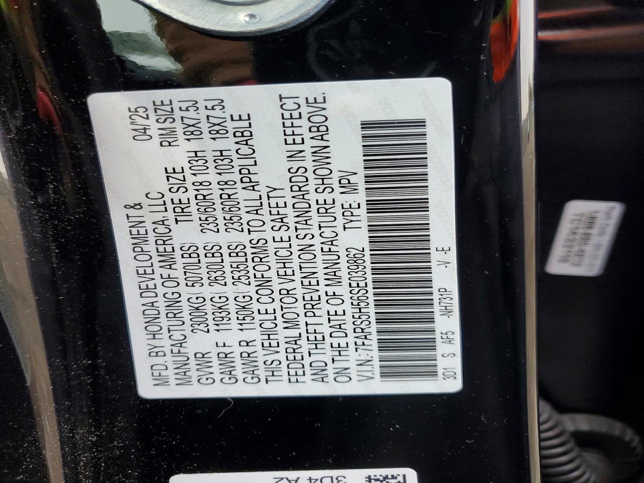 2025 HONDA CR-V SPORT photo 13