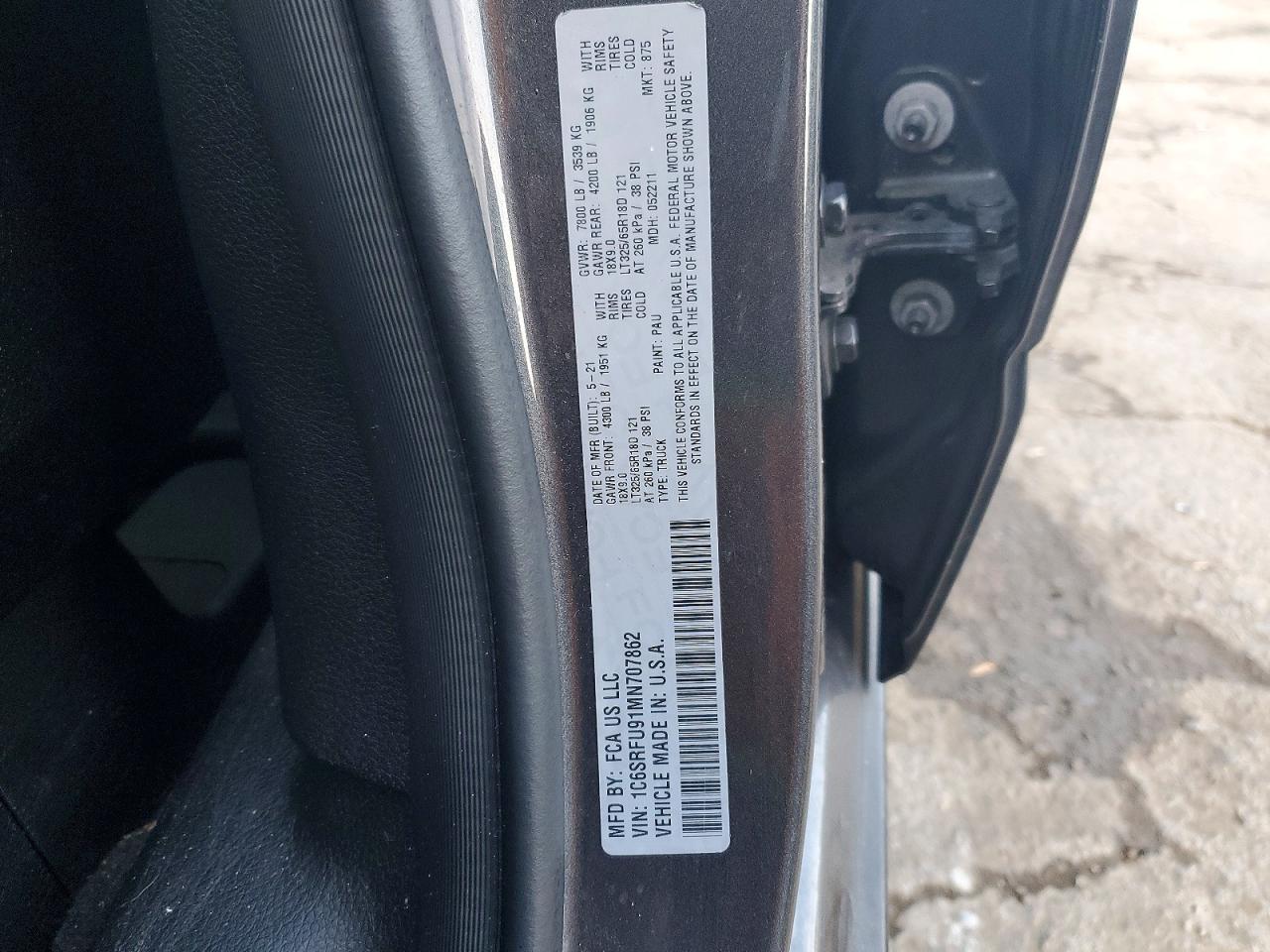 2021 RAM 1500 TRX photo 12
