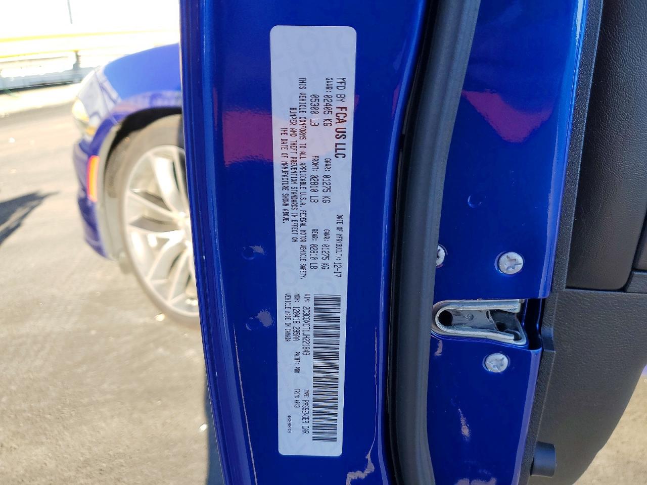 2018 DODGE CHARGER R/T photo 13