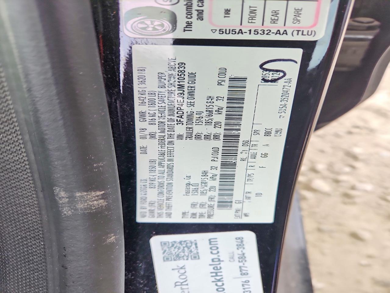 2018 FORD FIESTA SE photo 23