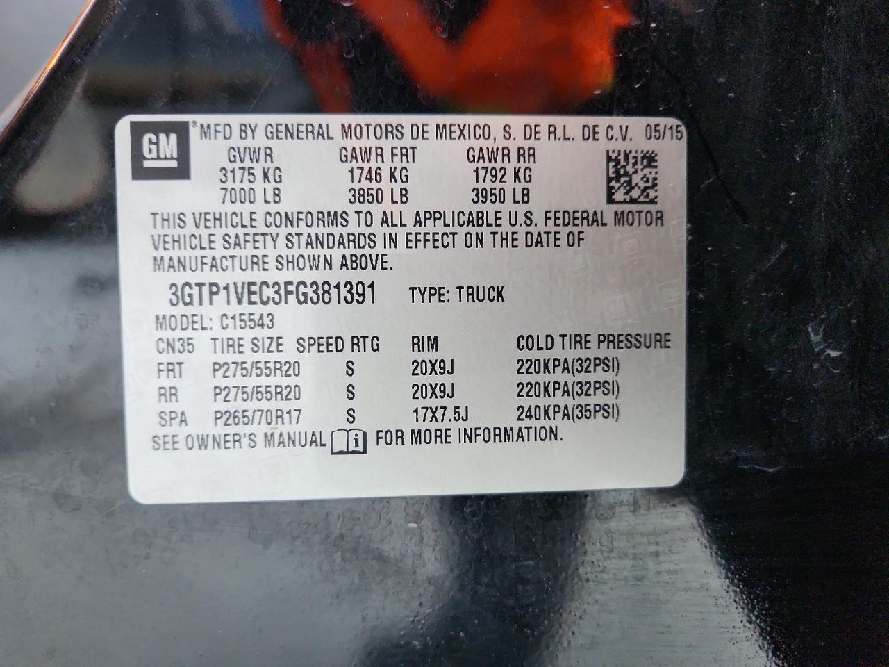 2015 GMC SIERRA C1500 SLT photo 34