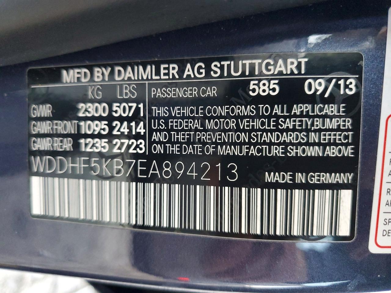 2014 MERCEDES-BENZ E 350 photo 12