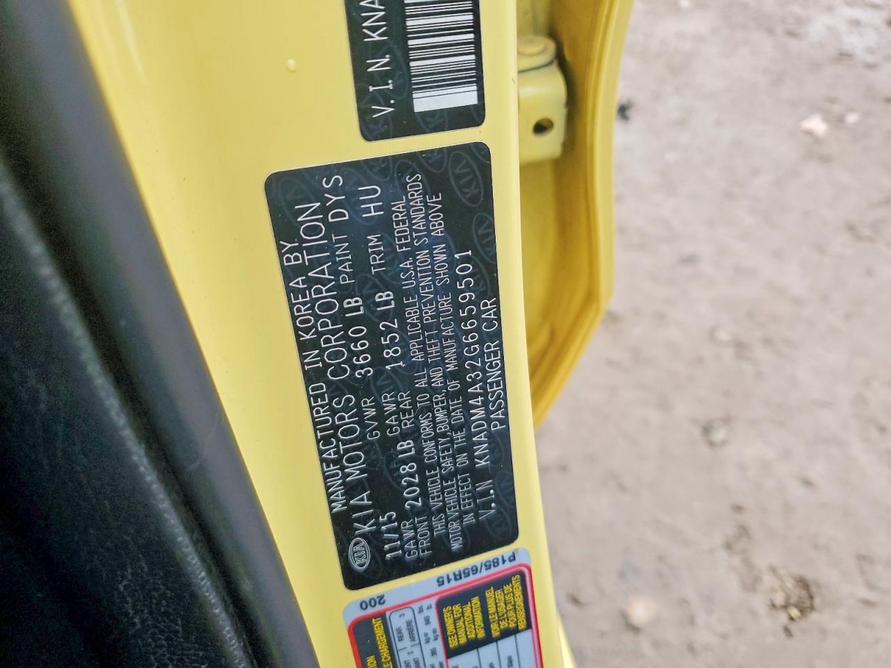 2016 KIA RIO LX photo 13