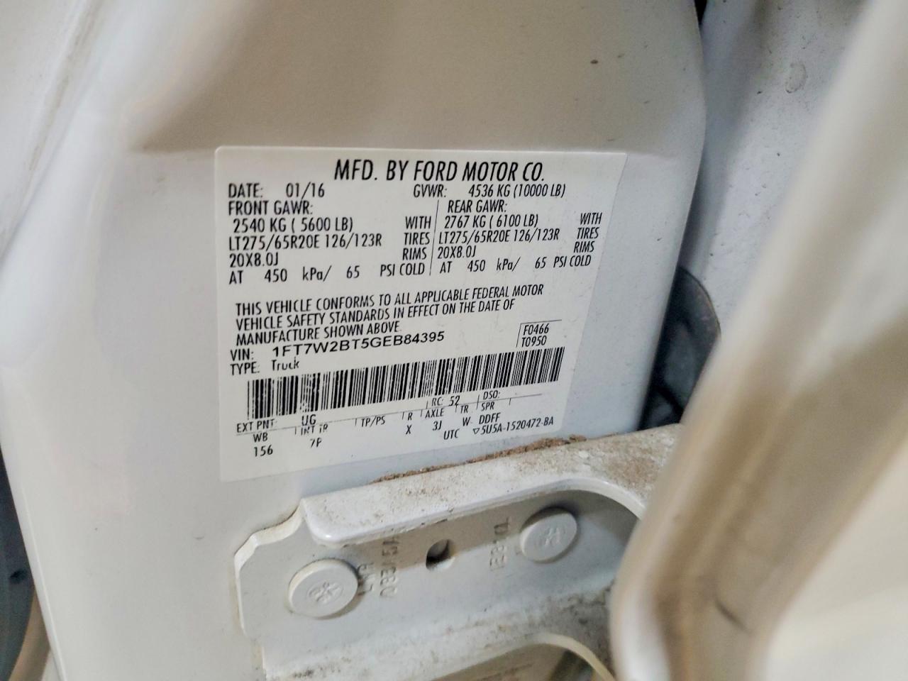 2016 FORD F250 SUPER DUTY photo 12