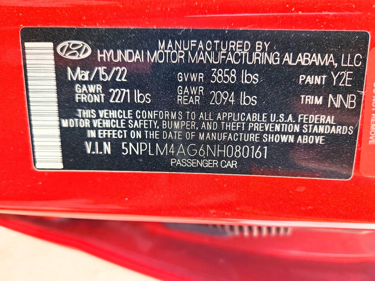 2022 HYUNDAI ELANTRA SEL photo 13