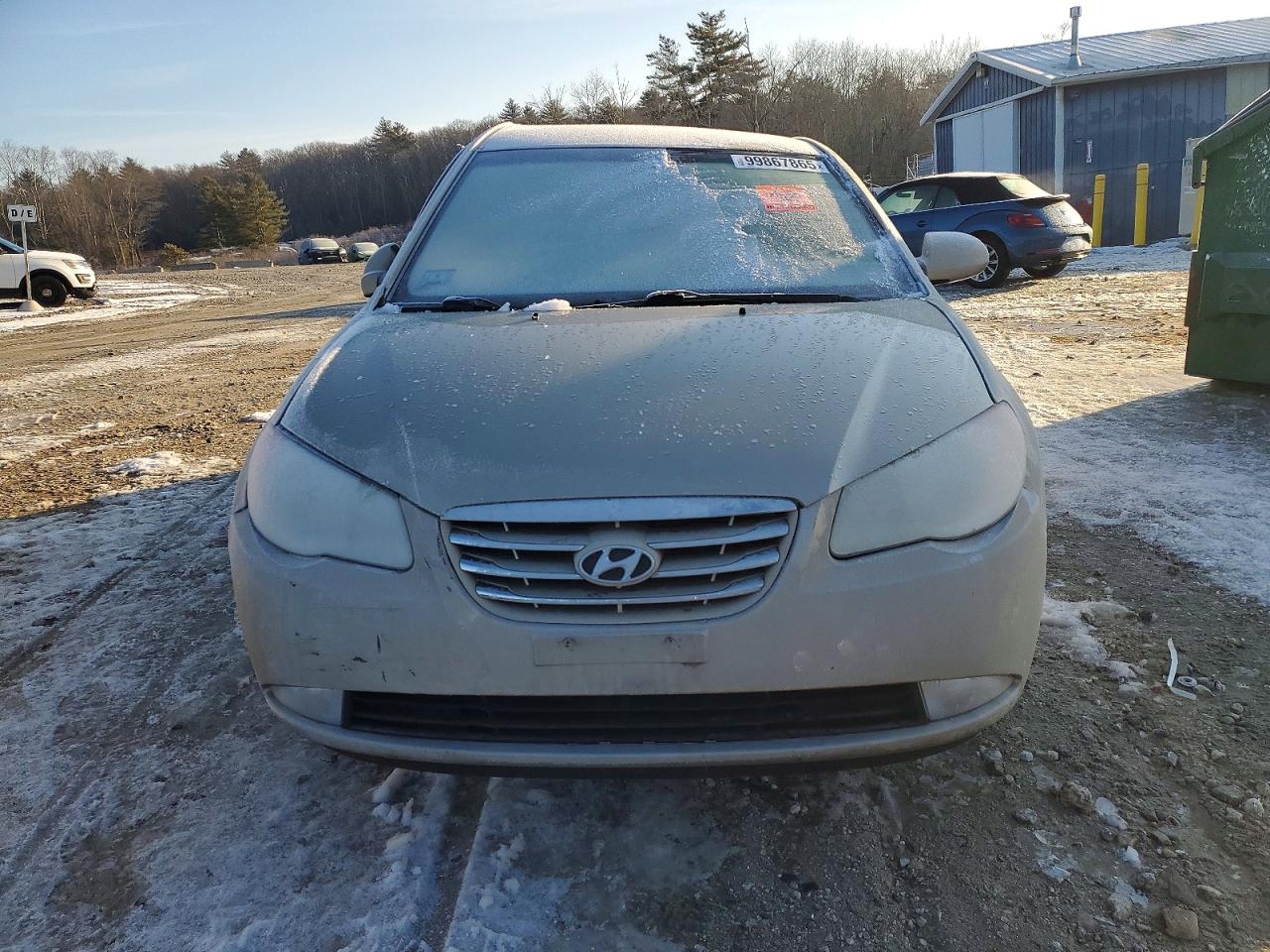 2010 HYUNDAI ELANTRA BLUE photo 5