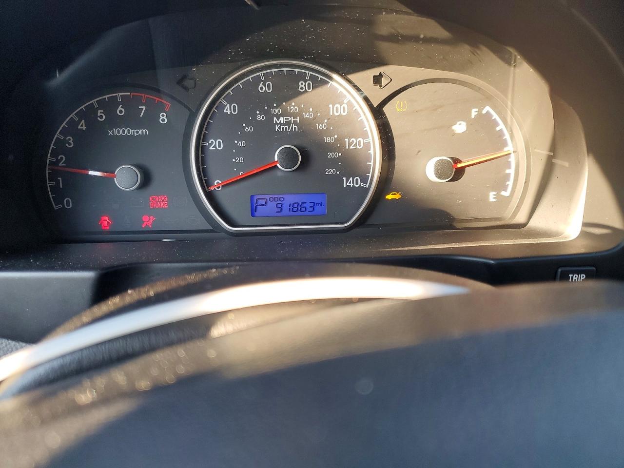 2010 HYUNDAI ELANTRA BLUE photo 9