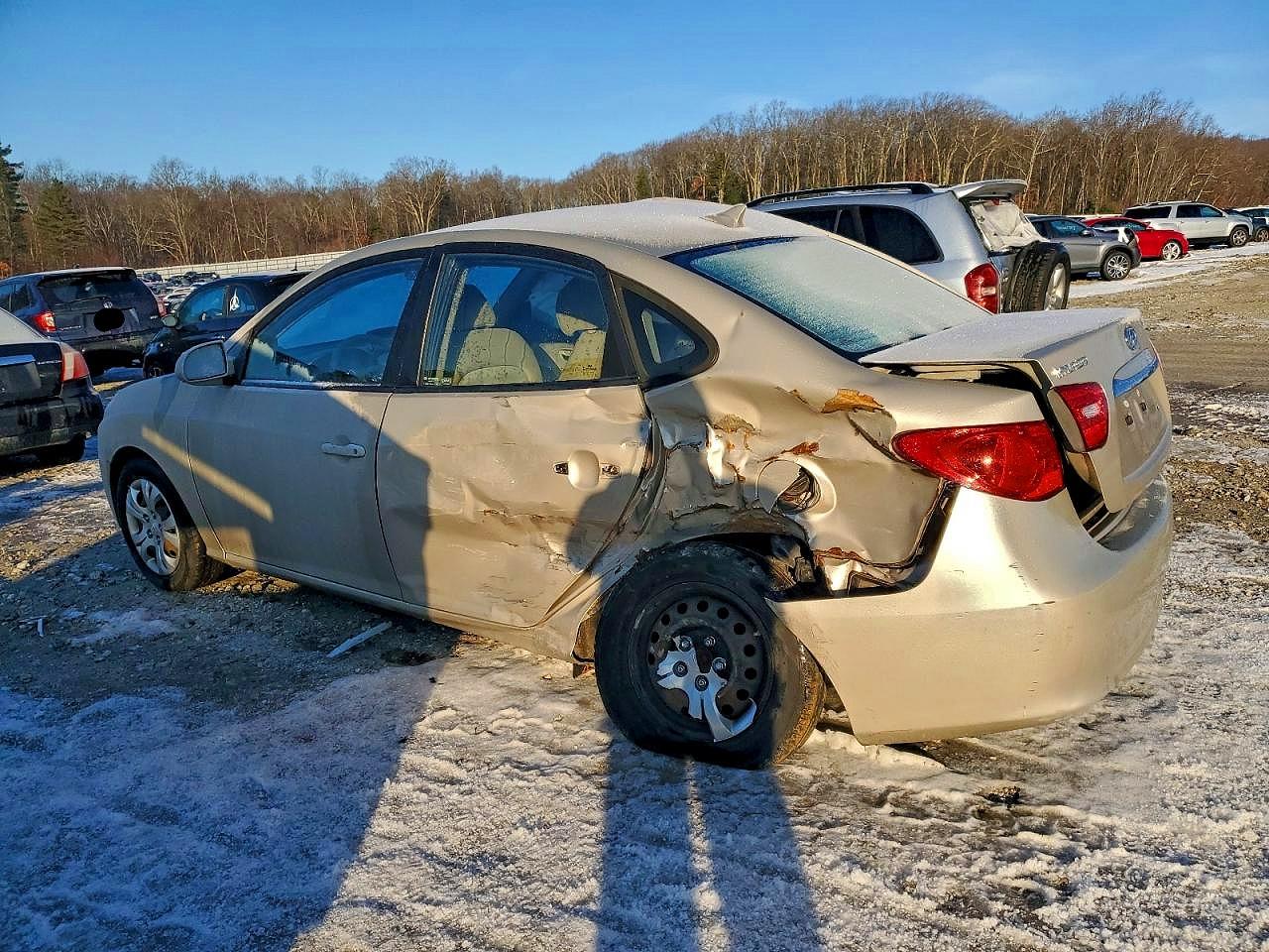 2010 HYUNDAI ELANTRA BLUE photo 2