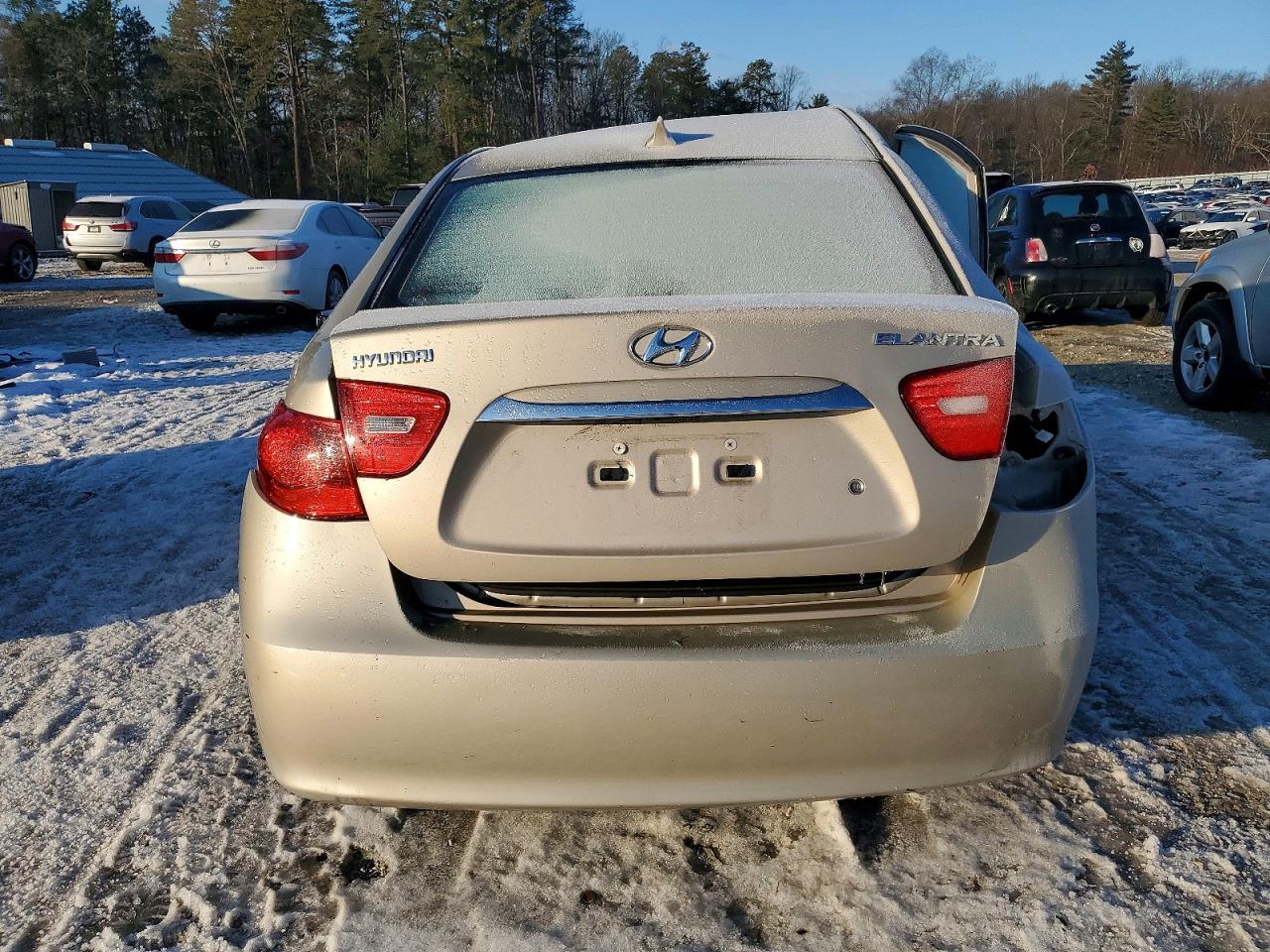 2010 HYUNDAI ELANTRA BLUE photo 6