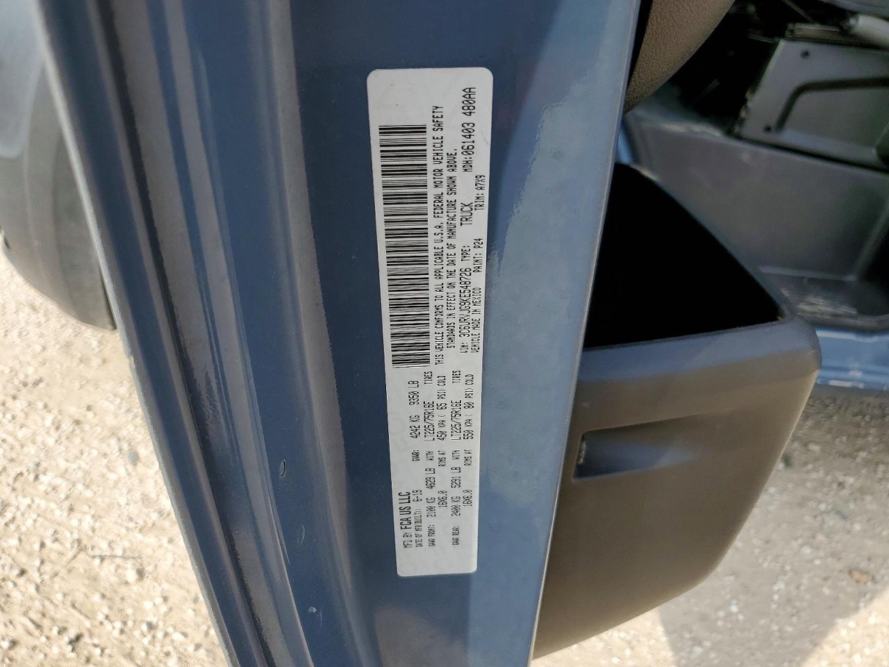 2019 RAM PROMASTER 3500 3500 HIGH photo 37