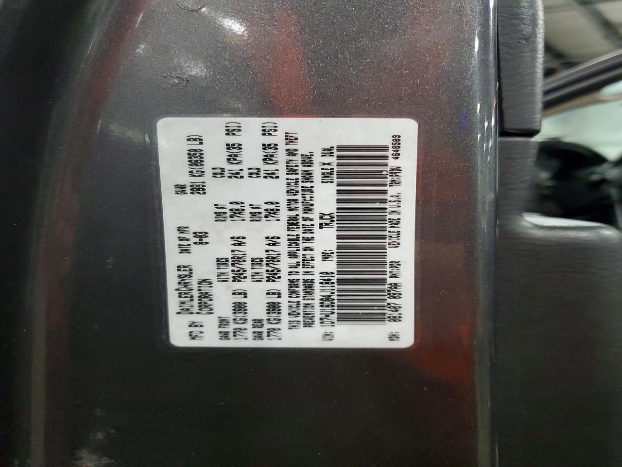2004 DODGE RAM 1500 ST photo 13