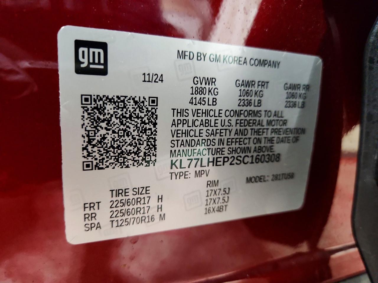 2025 CHEVROLET TRAX 1LT photo 14