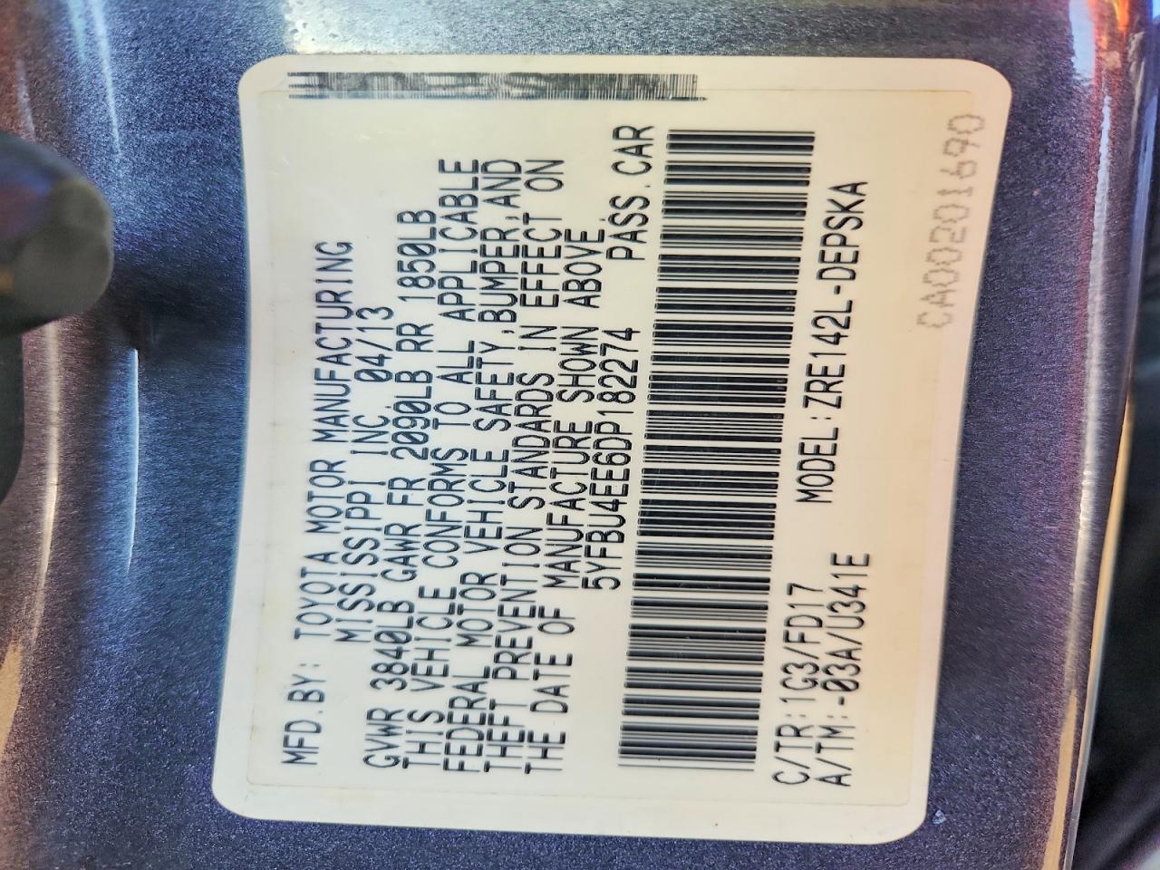 2013 TOYOTA COROLLA BASE photo 23