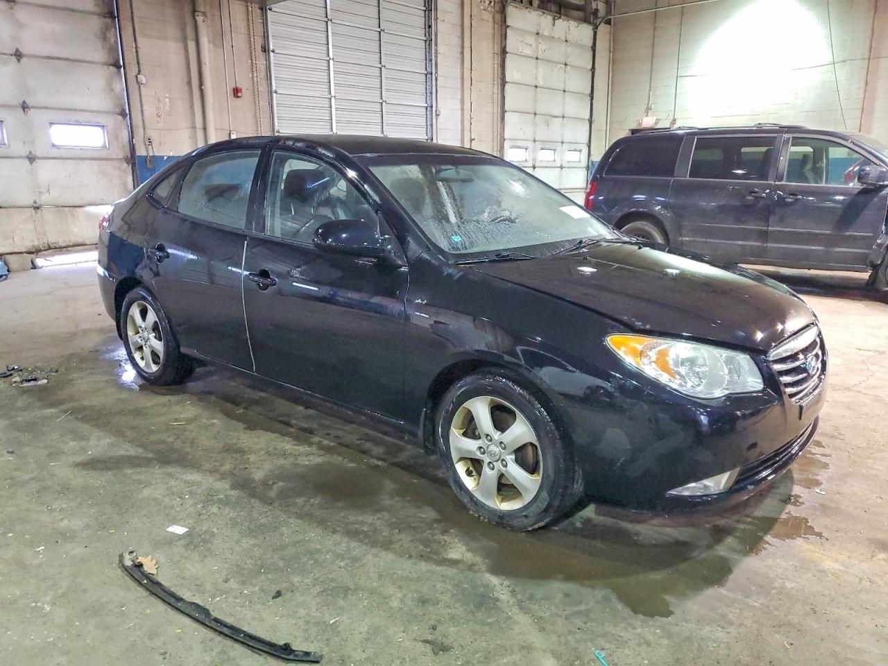 2010 HYUNDAI ELANTRA BLUE photo 4