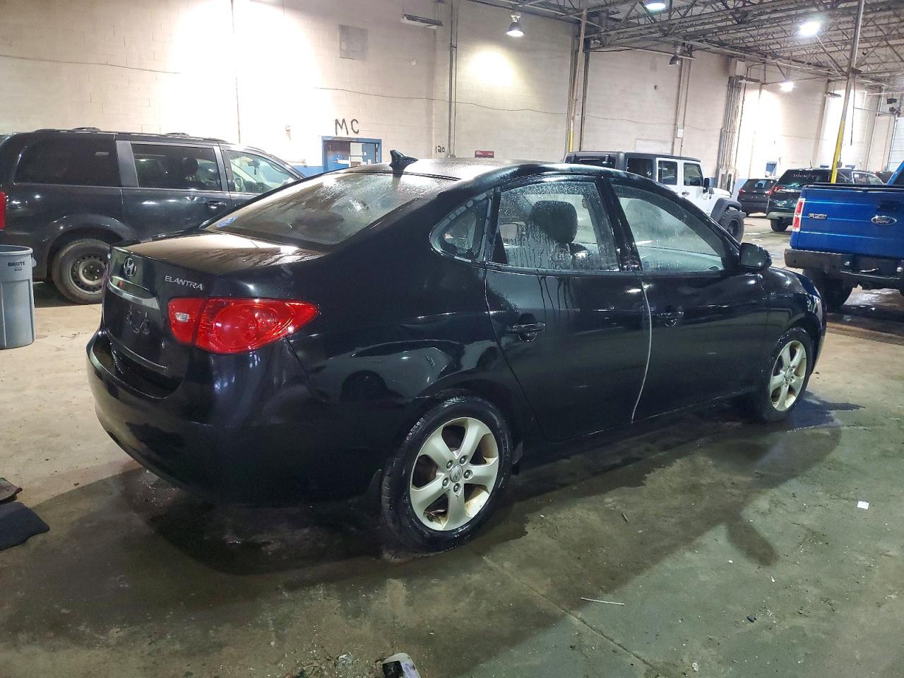 2010 HYUNDAI ELANTRA BLUE photo 3