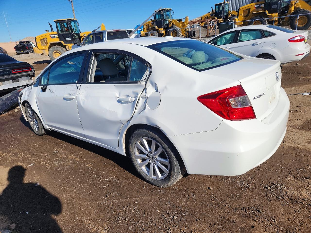 2012 HONDA CIVIC EXL photo 2