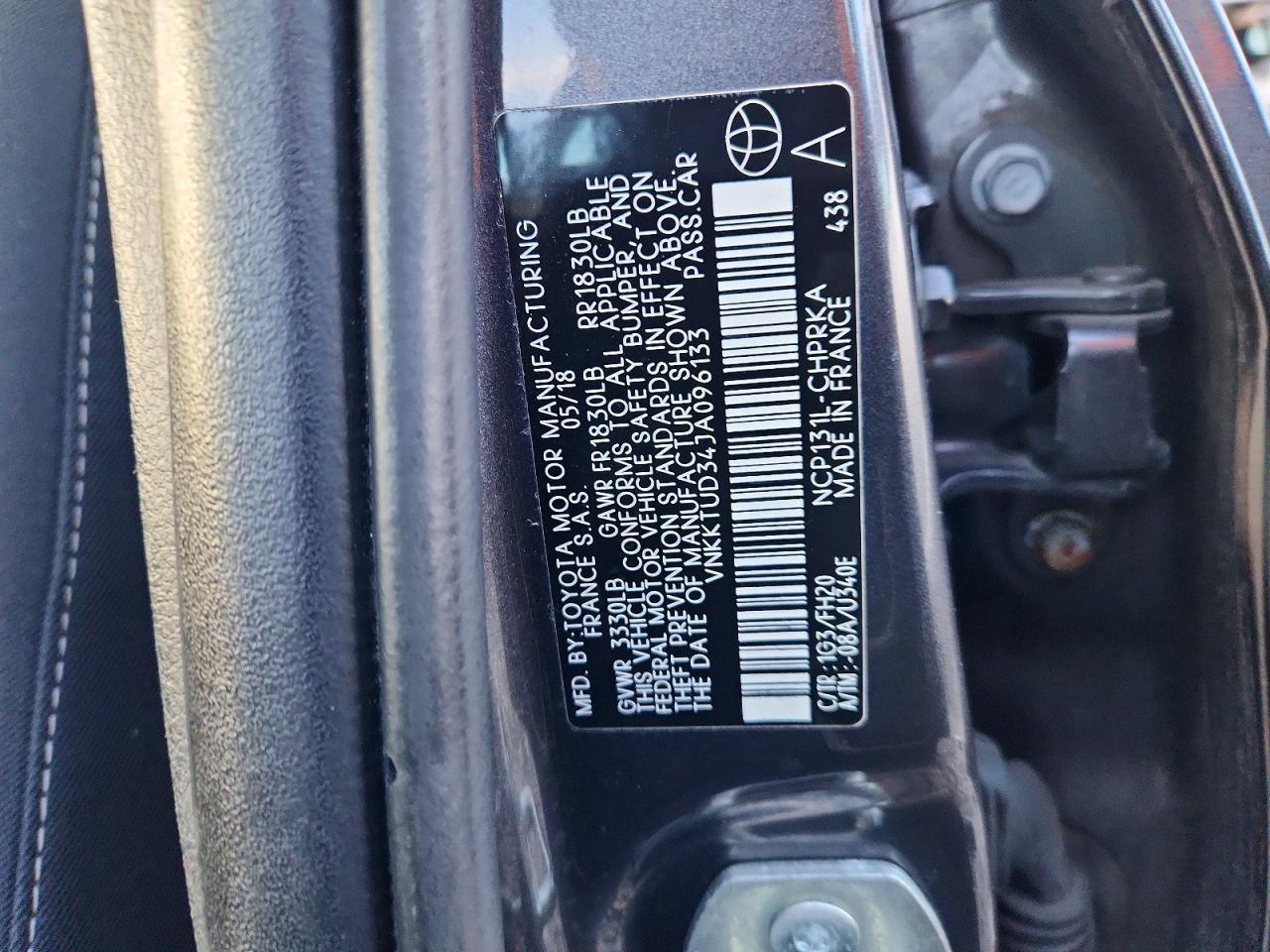 2018 TOYOTA YARIS L photo 23