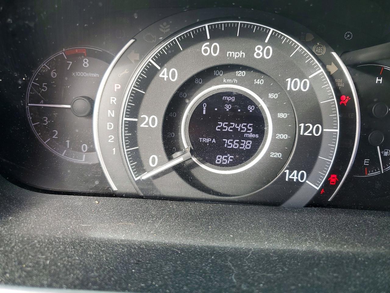 2012 HONDA CR-V EXL photo 9