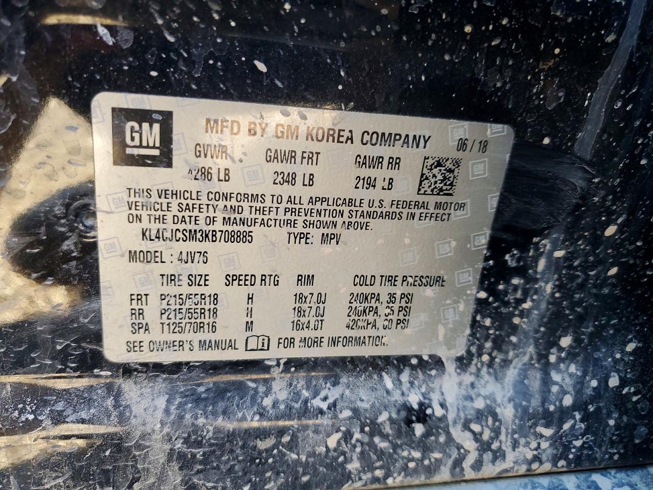 2019 BUICK ENCORE ESSENCE photo 13