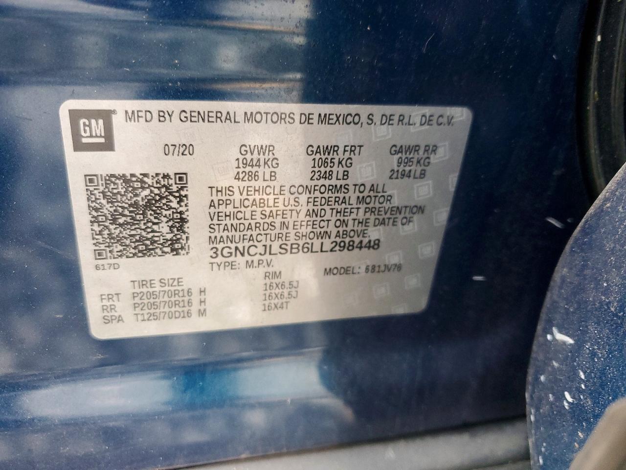 2020 CHEVROLET TRAX 1LT photo 25