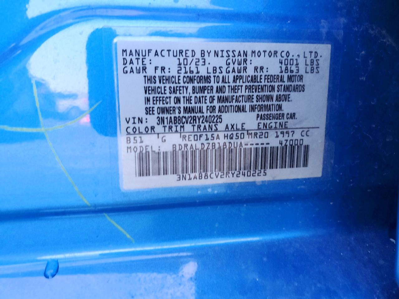 2024 NISSAN SENTRA SV photo 23