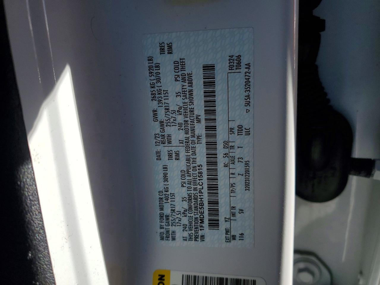 2023 FORD BRONCO BASE photo 25