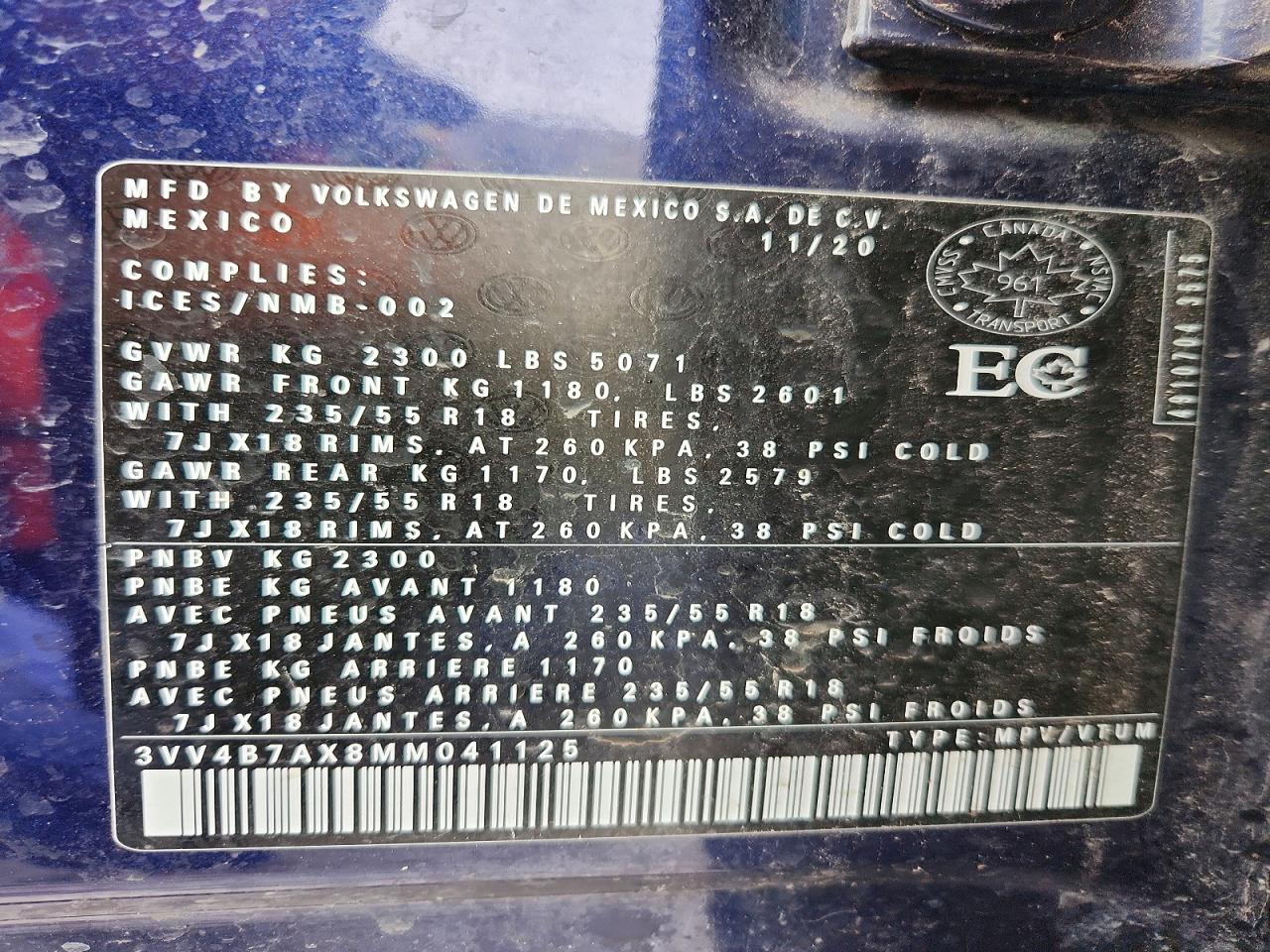 2021 VOLKSWAGEN TIGUAN SEL PREMIUM R-LINE photo 13