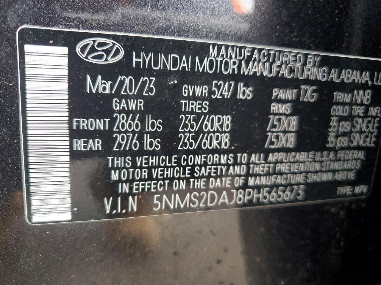 2023 HYUNDAI SANTA FE SEL photo 13