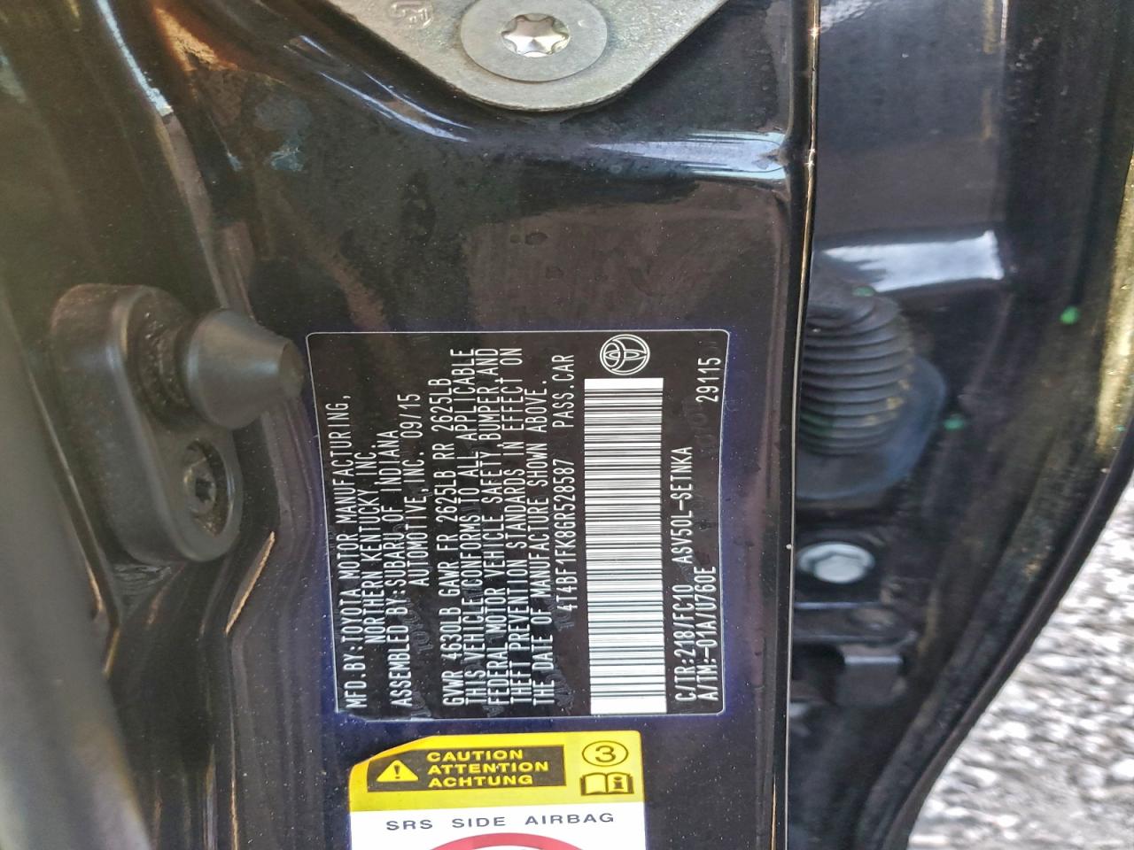 2016 TOYOTA CAMRY LE photo 34