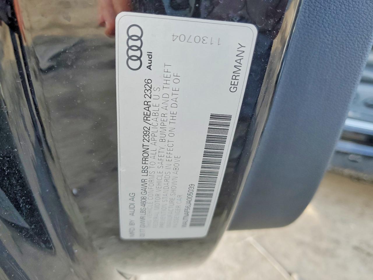 2018 AUDI A5 PREMIUM PLUS S-LINE photo 34