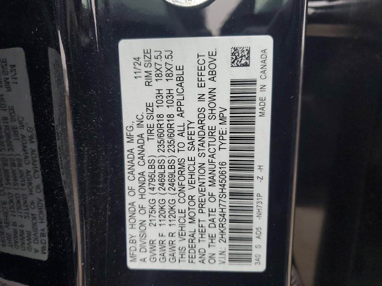 2025 HONDA CR-V EXL photo 13