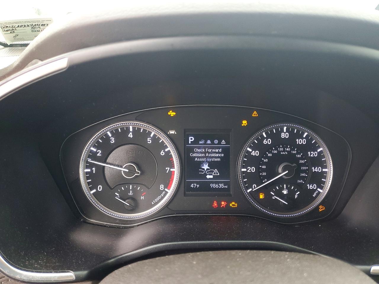 2019 HYUNDAI SANTA FE SE 2.4L photo 9