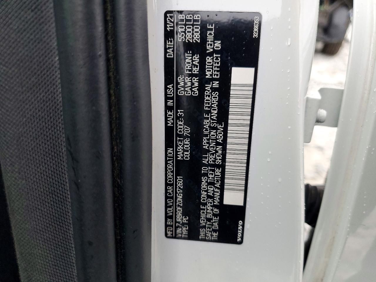 2022 VOLVO S60 T8 RECHARGE R-DESIGN EXPRESSION photo 13