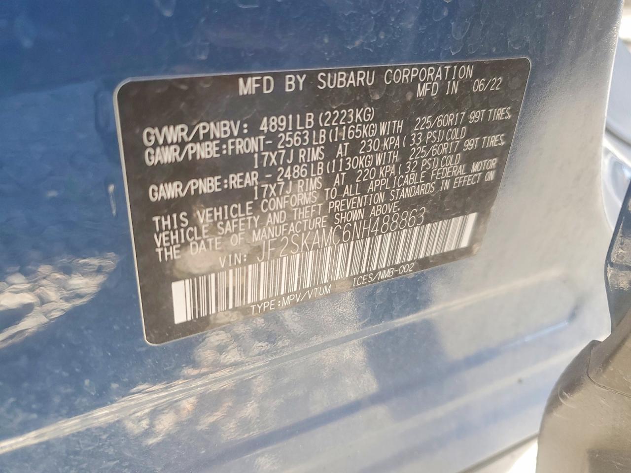 2022 SUBARU FORESTER WILDERNESS photo 27