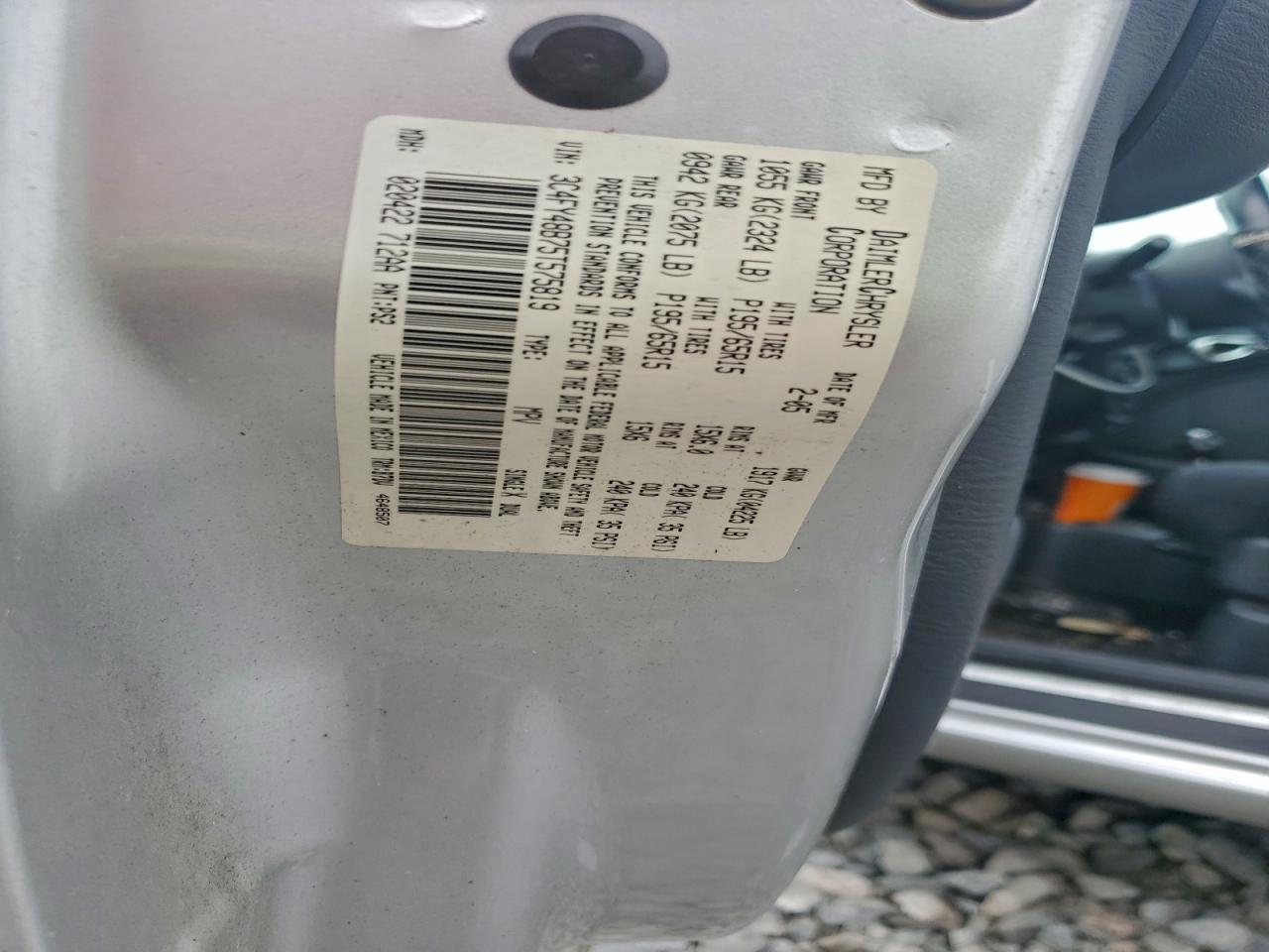 2005 CHRYSLER PT CRUISER photo 12