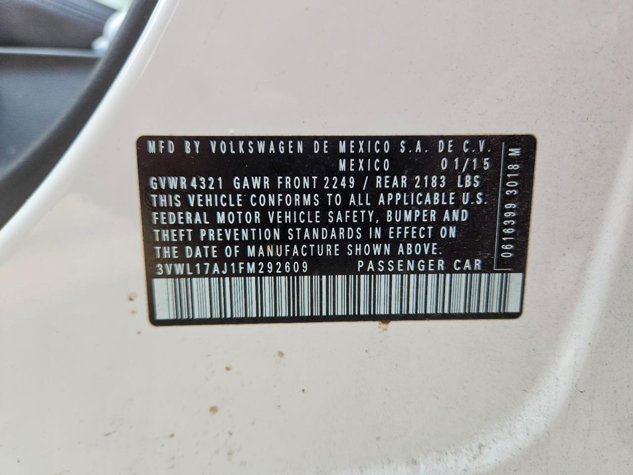 2015 VOLKSWAGEN JETTA SEL photo 12