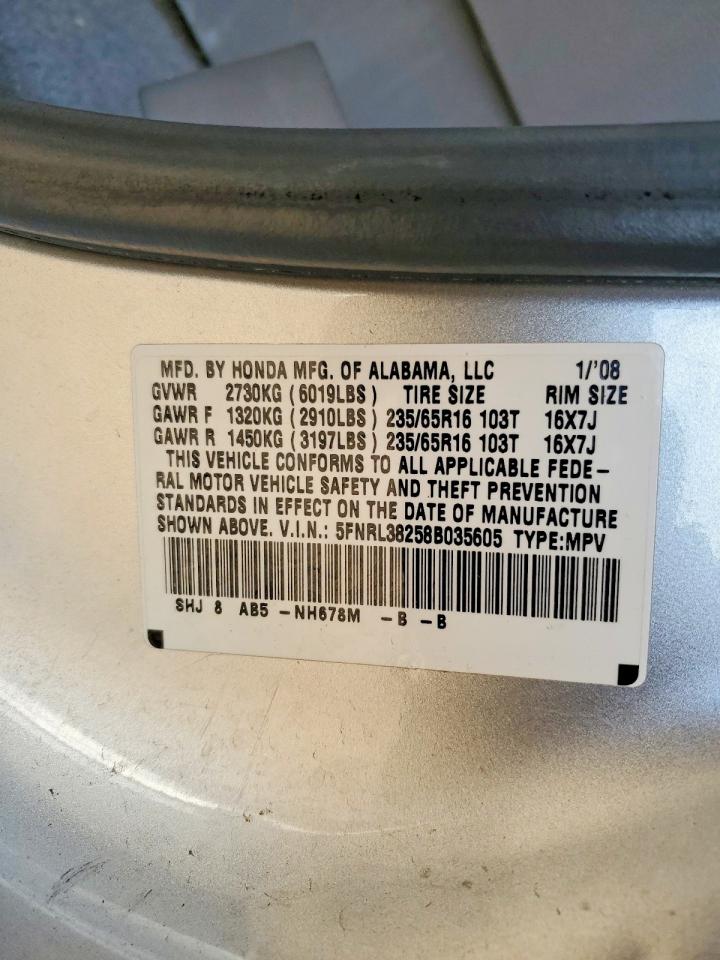 2008 HONDA ODYSSEY LX photo 37