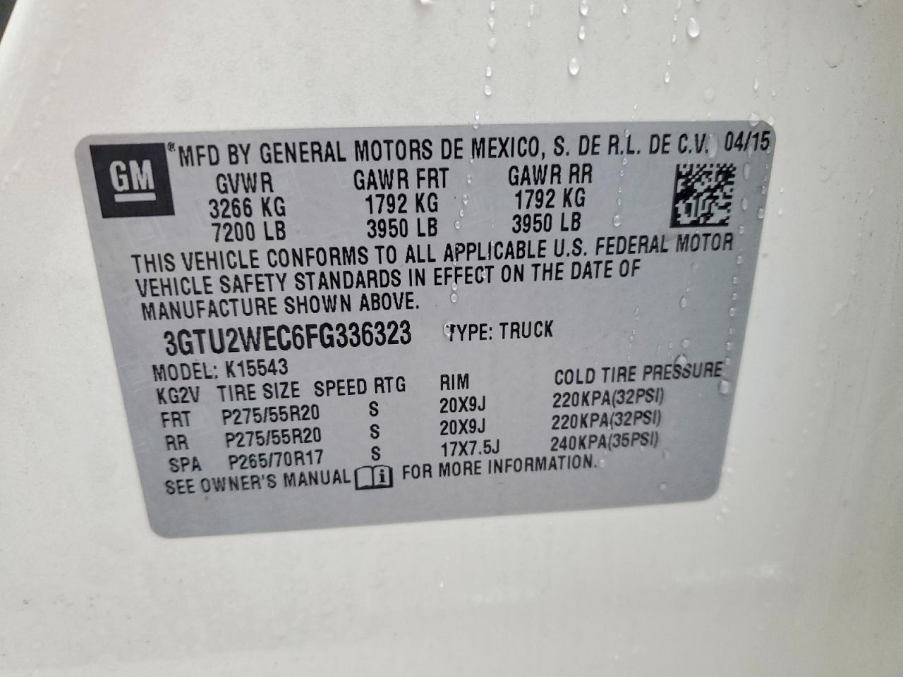 2015 GMC SIERRA K1500 DENALI photo 23