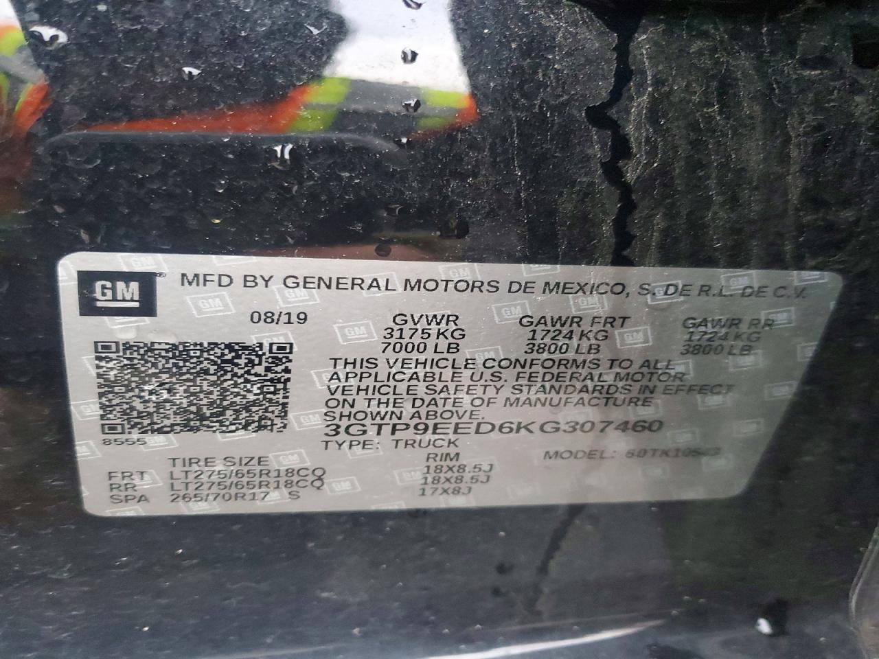 2019 GMC SIERRA K1500 AT4 photo 12
