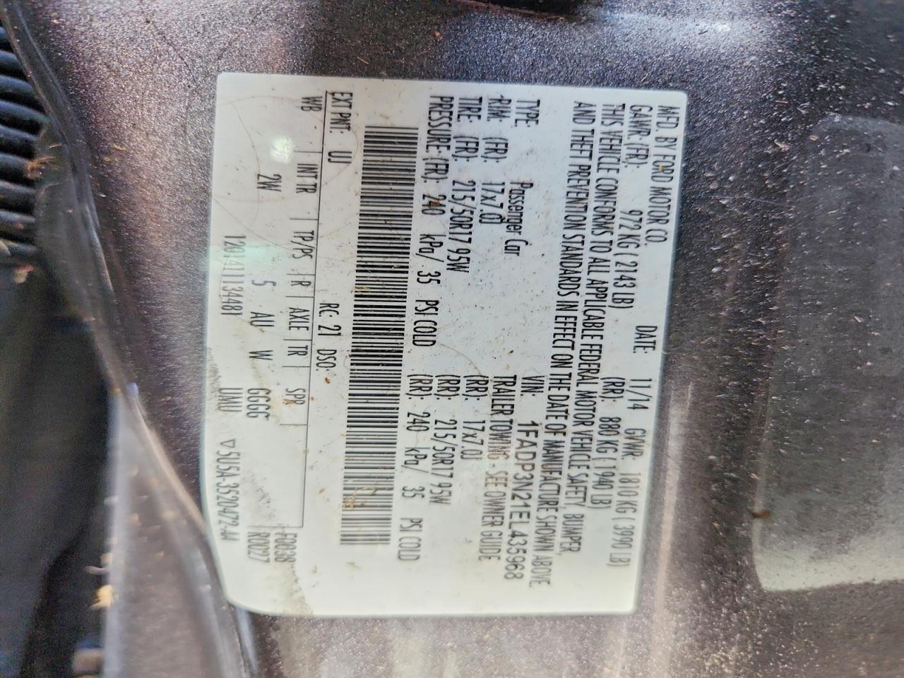 2014 FORD FOCUS TITANIUM photo 12