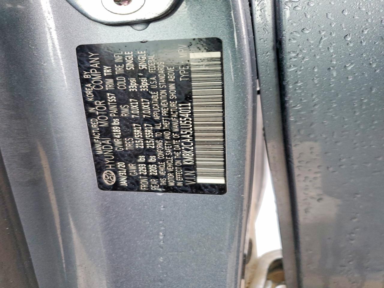 2020 HYUNDAI KONA SEL photo 13