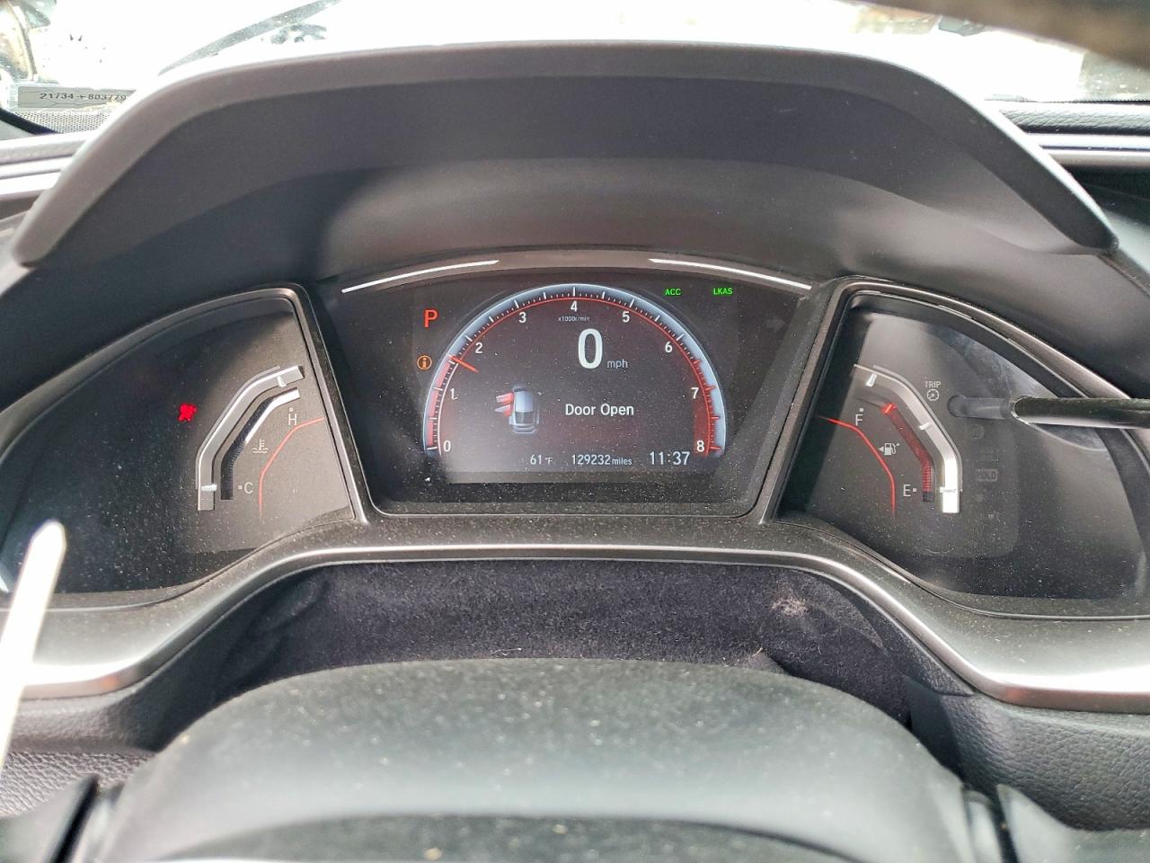 2020 HONDA CIVIC SPORT TOURING photo 9