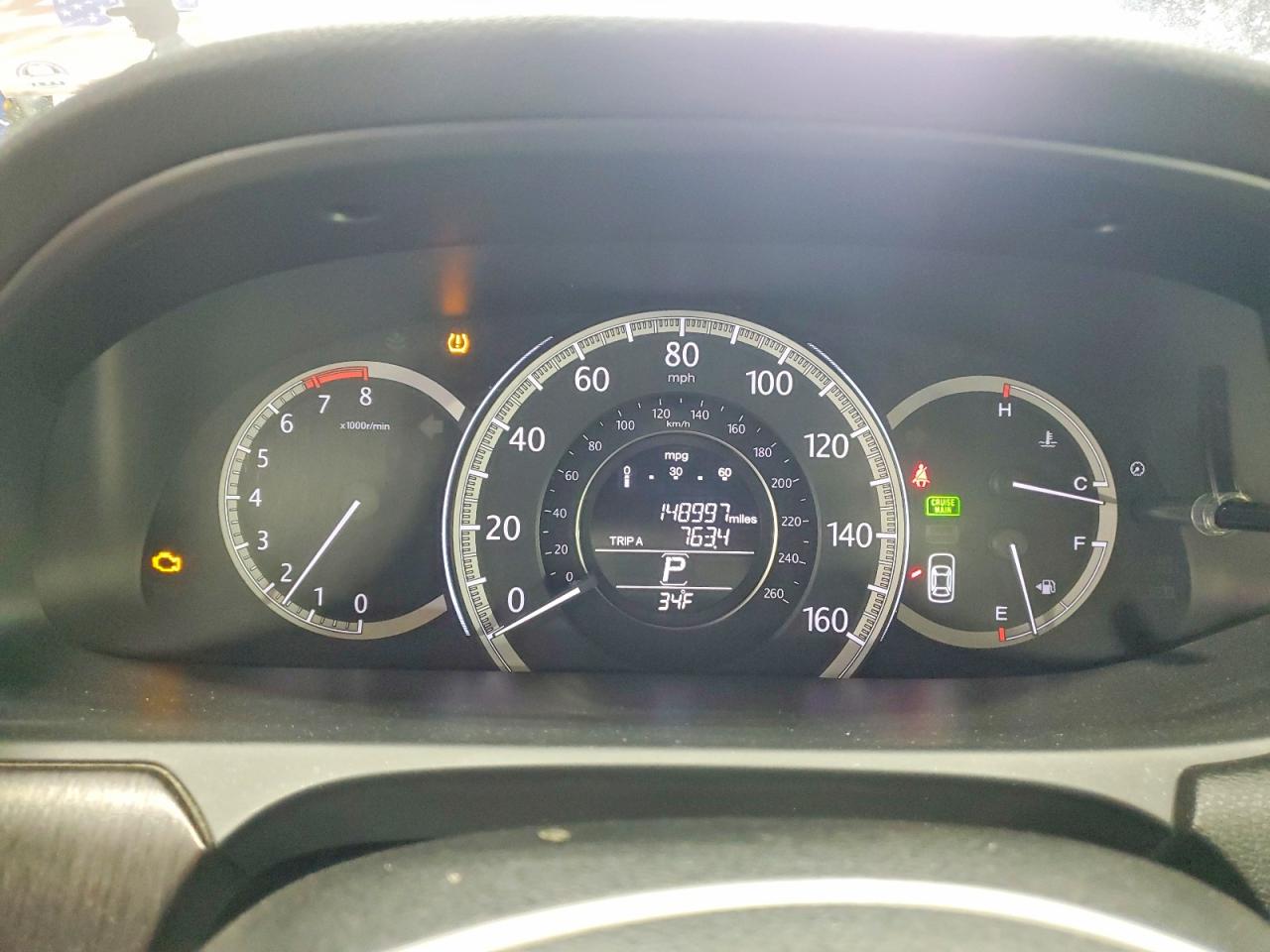 2013 HONDA ACCORD EXL photo 9