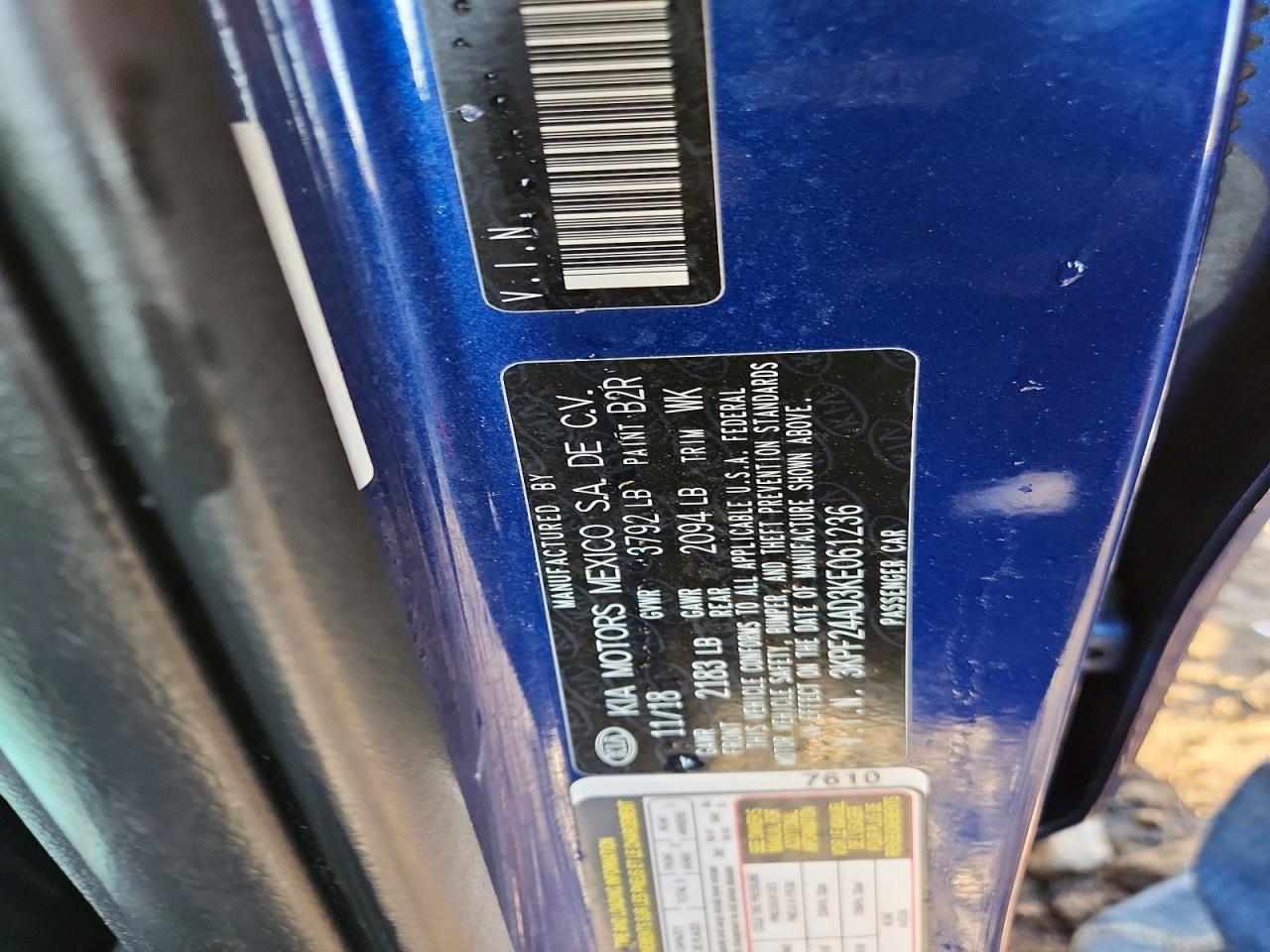 2019 KIA FORTE LXS photo 12